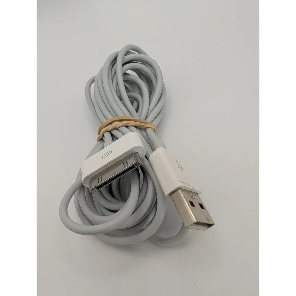 Original Apple 8 Ft USB Data Sync Cable  Charger  iPod iPad iPhone 1 2 3 4 Touch